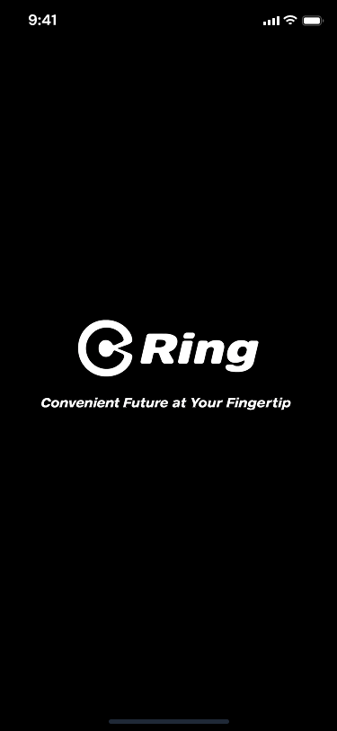 IoT 스마트링 연동 앱 화면